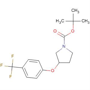 Tert-butyl 3-(4-(trifluoromethyl)phenoxy)pyrrolidine-1-carboxylate Structure,308386-23-4Structure