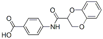 4-[(2,3-Dihydro-1,4-benzodioxin-2-ylcarbonyl)amino]benzoic acid Structure,309923-57-7Structure