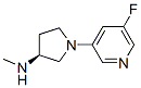 (3s)-(9ci)-1-(5-氟-3-吡啶)-n-甲基-3-吡咯烷胺结构式_309960-06-3结构式