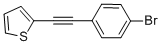 2-[(4-Bromophenyl )ethynyl ] thiophene Structure,311321-58-1Structure