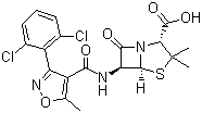 Dicloxacillin Structure,3116-76-5Structure