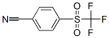 4-(Trifluoromethylsulfonyl)benzonitrile Structure,312-21-0Structure