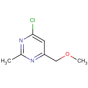 4-Chloro-6-methoxymethyl-2-methyl-pyrimidine Structure,3122-81-4Structure