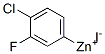 4-Chloro-3-fluorophenylzinc iodide Structure,312693-42-8Structure