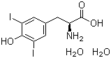 3,5-二碘-L-酪氨酸二水物结构式_312693-60-0结构式