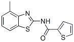 2-Thiophenecarboxamide,n-(4-methyl-2-benzothiazolyl)- Structure,312742-77-1Structure