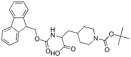 N-alpha-fmoc-beta-(1-boc-piperidin-4-yl)-d,l-alanine Structure,313052-02-7Structure