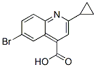 6-Bromo-2-cyclopropylquinoline-4-carboxylic acid Structure,313241-16-6Structure