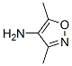 3,5-Dimethyl-4-isoxazolamine Structure