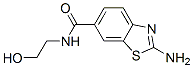 2-氨基苯并噻唑-6-羧酸(2-羟基乙基)-酰胺结构式_313504-87-9结构式