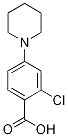 Benzoic acid, 2-chloro-4-(1-piperidinyl)- Structure,313674-11-2Structure