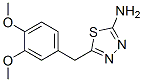 5-(3,4-Dimethoxybenzyl)-1,3,4-thiadiazol-2-amine Structure,313957-85-6Structure