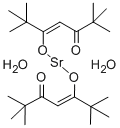 Strontium bis(2,2,6,6-tetramethyl-5-oxohept-3-en-3-olate) dihydrate Structure,314075-42-8Structure