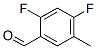 2,4-Difluoro-5-methylbenzaldehyde Structure,315204-36-5Structure