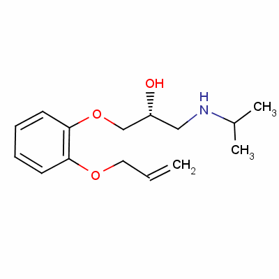 (R)-1-[o-(烯丙氧基)苯氧基]-3-(异丙基氨基)丙烷-2-醇结构式_31576-00-8结构式