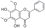 5,7-Dihydroxy-6,8-dimethoxyflavone Structure,3162-45-6Structure