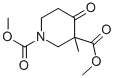 3-Methyl-4-oxo-piperidine-1,3-dicarboxylic acid dimethyl ester Structure,31633-71-3Structure