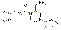 1-Benzyl 4-tert-butyl 2-(aminomethyl) piperazine-1,4-dicarboxylate Structure,317365-34-7Structure