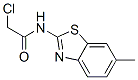 2-Chloro-n-(6-methyl-benzothiazol-2-yl)-acetamide Structure,3174-15-0Structure