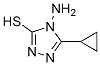 4-氨基-5-环丙基-4H-[1,2,4]噻唑-3-硫醇结构式_31821-73-5结构式