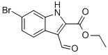 1H-indole-2-carboxylic acid,6-bromo-3-formyl -,ethyl ester Structure,318292-54-5Structure