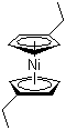 Bis(ethylcyclopentadienyl)nickel Structure,31886-51-8Structure