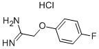 2-(4-Fluorophenoxy)-1-imino-1-ethanaminium chloride Structure,318951-78-9Structure