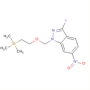 3-Iodo-6-nitro-1-[[2-(trimethylsilyl)ethoxy]methyl]-1h-indazole Structure,319472-83-8Structure