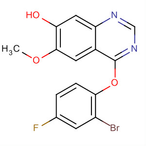 4-(2-Bromo-4-fluorophenoxy)-7-hydroxy-6-methoxyquinazoline Structure,320366-01-6Structure