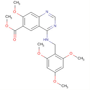 Methyl 7-methoxy-4-(2,4,6-trimethoxybenzylamino)quinazoline-6-carboxylate Structure,320366-78-7Structure