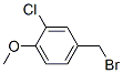 4-Bromomethyl-2-chloro-1-methoxybenzene Structure,320407-92-9Structure