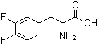 DL-3,4-二氟苯丙氨酸结构式_32133-36-1结构式