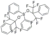 双[a,a-双(三氟甲基)苯乙醇]-二苯基硫结构式_32133-82-7结构式