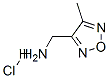 4-Methyl-furazan-3-ylmethylamine hcl Structure,321392-83-0Structure