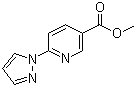 6-(1H-pyrazol-1-yl)-3-pyridinecarboxylic acid methyl ester Structure,321533-62-4Structure