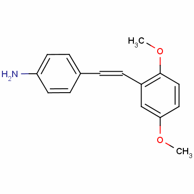 4-[2-(2,5-Dimethoxyphenyl)vinyl ]aniline Structure,32180-65-7Structure