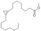 Methyl 8-(2-octylcycloprop-1-en-1-yl)octanoate Structure,3220-60-8Structure