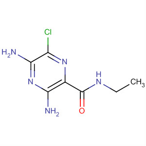 3,5-Diamino-6-chloro-n-ethyl-2-pyrazinecarboxamide Structure,32209-52-2Structure