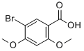 5-Bromo-2,4-dimethoxybenzoic acid Structure,32246-20-1Structure