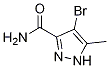 4-Bromo-5-methyl-1h-pyrazole-3-carboxamide Structure,32258-58-5Structure