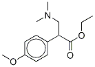 alpha-(p-甲氧基苯基)-beta-(二甲基氨基)丙酸乙酯结构式_323176-93-8结构式