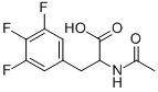 2-乙酰基氨基-3-(3,4,5-三氟-苯基)-丙酸结构式_324028-06-0结构式