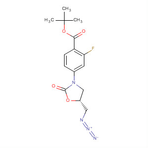 Tert-butyl 4-(5-azidomethyl-2-oxo-oxazolidin-3-yl)-2-fluoro-benzoate Structure,324789-00-6Structure