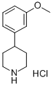 4-(3-Methoxyphenyl)piperidine hydrochloride Structure,325808-20-6Structure