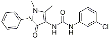 1-(3-Chlorophenyl)-3-(1,5-dimethyl-3-oxo-2-phenyl-2,3-dihydro-1h-pyrazol-4-yl)urea Structure,325850-26-8Structure