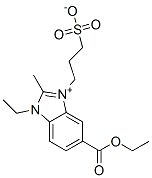 3-[6-(乙氧基羰基)-3-乙基-2-甲基-3H-苯并咪唑]丙烷-1-硫酸盐结构式_32634-39-2结构式