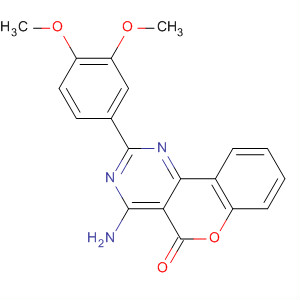 4-氨基-2-(3,4-二甲氧基苯基)-5H-[1]苯并吡喃并[4,3-D]嘧啶-5-酮结构式_32644-55-6结构式