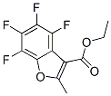 Ethyl 4,5,6,7-tetrafluoro-2-methylbenzobüfuran-3-carboxylate Structure,3265-71-2Structure