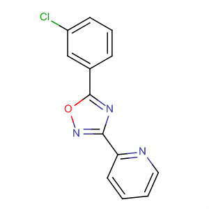 3-(吡啶-2-基)-5-(3-氯苯基)-1,2,4-噁二唑结构式_327056-08-6结构式