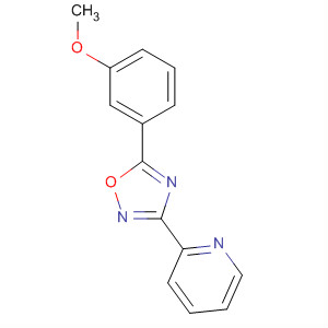 3-(2-吡啶)-5-(3-甲氧基苯基)-1,2,4-噁二唑结构式_327056-09-7结构式